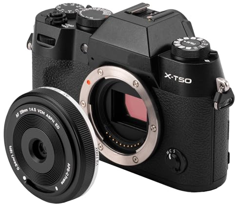 VILTROX AF 28mm F4.5 XF Full Frame Lens for X-Mount, AF 28/4.5 Ultra-Thin Pancake Lens for X, Autofocus Ultra-Compact Wide-Angle Lens for Mirrorless Cameras
