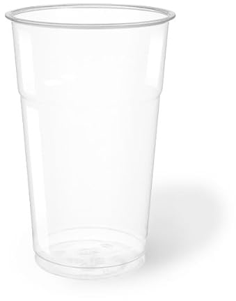 DOT Horeca Solutions - Bicchiere di Plastica Pet Trasparente 500 ml – 150 pz - Bicchieri da Asporto - per Cocktail e Bevande, Perfetto per Eventi e Feste