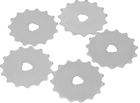 Aoaoy - Paño de corte de hoja narrada 9 × 8 × 1 5 mm de cuchillo a bordo de ganchillo Vane/Wing para corte de papel, tela de cuero