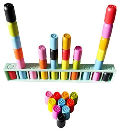 Memory Game, Logic Learning Toy, Educational Colours Assignment Game for Home, School, Travel