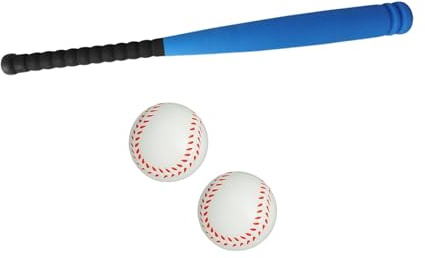 ICDKOYK Baseballs For Kids Creative Baseball Bats Balls Set For Kids Children Training Fun Activity Lightweight Portable Toy Baseball Bats And Ball Set Toy, blue, 54cm
