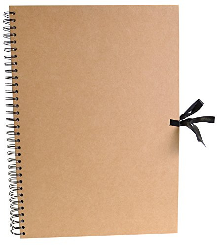 Artemio Álbum de Recortes en Espiral A3 Kraft, Multicolor, Mediano