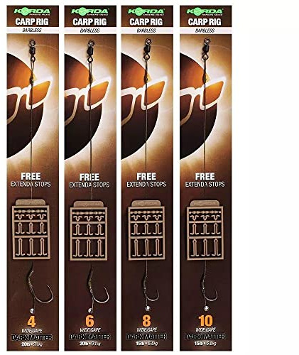 Korda Dark Matter Rig Taglia 8 Spinato Largo
