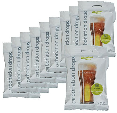 10x Muntons Carbonation Drops 80 160g Sugar Tablets for Priming Beer & Cider