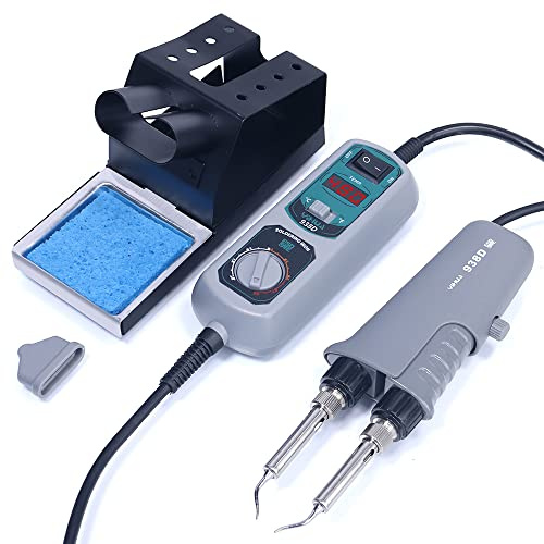 YIHUA 938D Portable Mini Tweezers Rework Soldering Station Electric SMT hot desoldering tweezers equipment 110V US Plug YIHUA Tweezers Soldering Iron Station