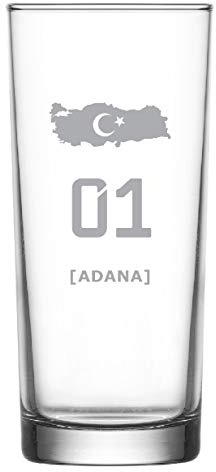 Raki Gläser mit Gravur Glas Bardagi Bardak Rakigläser 2 Stück Türkiye Türkei 01 Adana