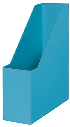 Leitz Click & Store - Porte-Magazines A4 en Carton, Maison / Bureau, Gamme Cosy, Bleu, 53560061