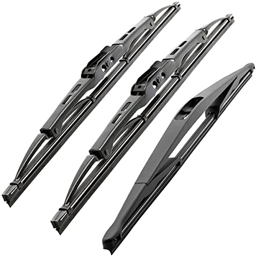 Recambo SCHEIBENWISCHER VORNE + HINTEN kompatibel für OPEL CORSA C | BJ 2000-2006 (3er Set: 500mm / 450mm / 400mm)