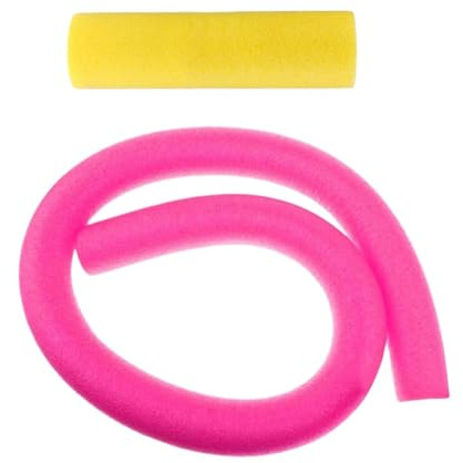 JISADER Tubo in Schiuma per Noodle per Piscina Galleggiante con connettore Noodle per Piscina, Rosa Solido