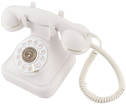 Audio-Gästebuch für Hochzeiten, Zum Aufzeichnen Individueller Audio-Nachrichten, Festnetztelefon Im Retro-Stil, Dekorativer, Einzigartiger Voicemail-Nachrichtenrekorder für