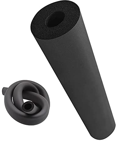 Rohrisolierungsschaum, Rohrisolierungsschaum Schwarze Rohrisolierung, Schaumstoffrohr, Gummirohrisolierung, Klimaanlage, Kupferrohrabdeckung, Innendurchmesser 25–108 mm x 30 mm Wand x 190 cm Länge ( S