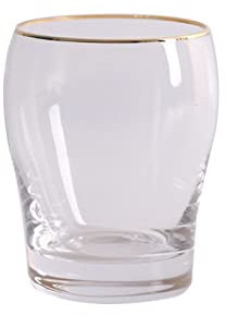 Haushalt Klare Saft Weinbecher Weingläser Mit Goldrand Kristallglas Trinkgeschirr Verdicken Boden Wasser Tasse/Stil H/340Ml