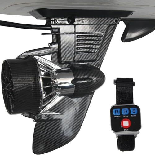 Elmotoriserad fensurfbräda, 24V Thruster elektrisk surfbräda, med fjärrkontroll, maximal batteritid 20 km, hastighet 3-6 km/h, för paddelbräda för kajakfiskebåt
