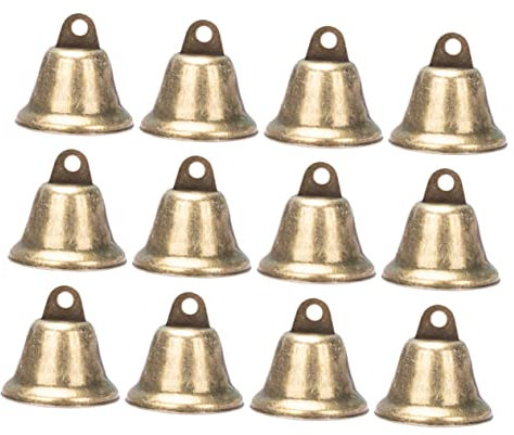 PLAFOPE 25stücke Kleine Glocken Zum Basteln Vintage Glöckchen Für Handwerk Garten Dekoration Und Feste Als Aufhängedekoration Für Tisch Äste Geländer Und Empfangstresen