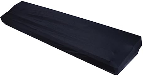 ibasenice Schwarze Elektronische Klaviertastatur Abdeckung aus Spandex mit Kordelzug Schützt 88-tasten E-piano Tastatur als Staubschutz und Schutzhülle
