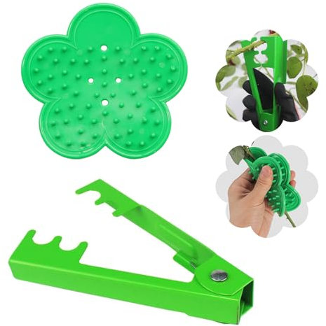 Rosen Dornen Entfernen Dornenentferner Für Rosen Rose Stripper Dornentferner Rosendorn Abisolierwerkzeug Leaf Stripper Thorn Remover Rose Entfernung Grate Zange Garden Flower Thorn Leaf Strippe (Grün)