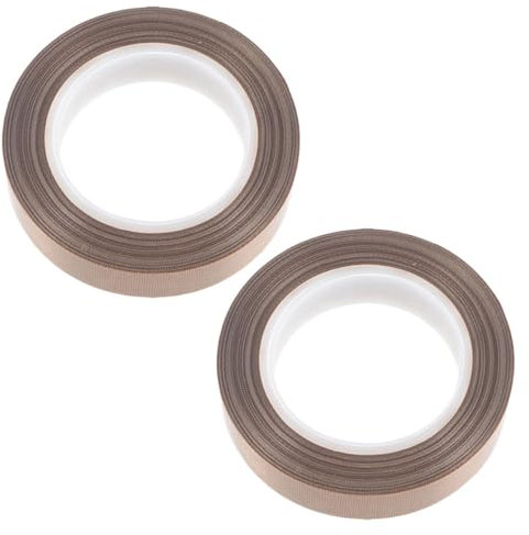 MUCKLILY 2rollen Hochtemperaturbeständiges Ptfe-isolierband Verschleißfestes Handversiegelungsband Als Sealer Tape Ersatz Für Kabel Oberflächenschutz
