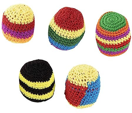 Alasum 5er-Pack Sandsack-spielspielzeug Für Kinder Weiches Garn Pädagogisches Spielen Leuchtende Farben Sicher Für Kleinkinder Zufällige Farbe