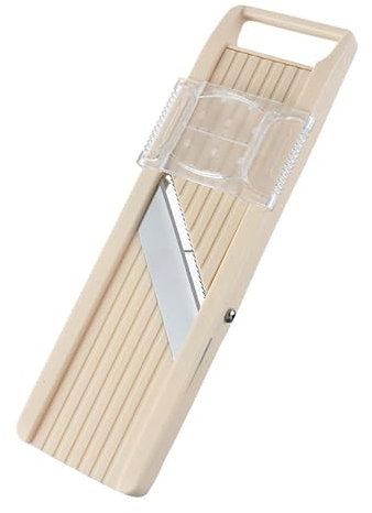 Mandoline Slicer for Kitchen – Professional Vegetable Cutter Japanese Style with Interchangeable Stainless Steel Blades – Food Manual Chopper - Handheld Mandoline Cutter for Easy Slicing