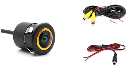 Telecamera backup Telecamera Per Retromarcia 4K AHD 1080P Per Auto, Visione Notturna Con Linea Di Parcheggio, Telecamera Universale HD Videocamera Retromarcia(CCD-AHD 1080P A)