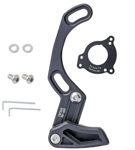Guida per catena per mountain bike, per corona 30T-40T, catena singola per protezione anello per sistema deragliatore anteriore MTB (ISCG05)