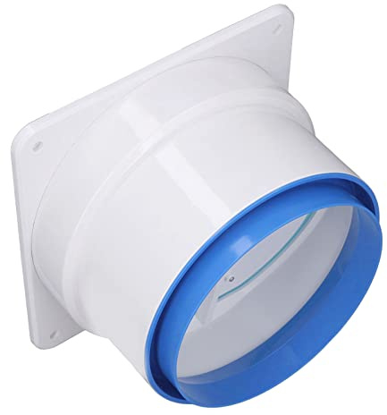 MasYosh Clapet Anti-retour, Vanne 1 Voie Automatique Anti-odeur avec Ressort en Acier Inoxydable et Joint en Silicone, pour Tuyau de Hotte de 150 à 180 Mm de Diamètre
