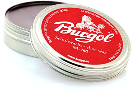 Burgol Schuhwachs Schuhcreme 100ml, ROT