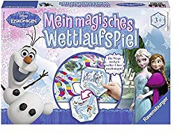 Ravensburger Spiele 21157 Brettspiele, Disney Frozen, Mein magisches Wettlaufspiel