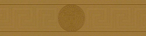 Luxury Wallpaper Versace 3 Non-Woven Wallpaper 5.00 m x 0.13 m Gold Made in Germany 935222 93522-2