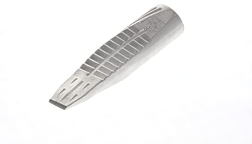 OCHSENKOPF Alu-Drehspaltkeil, Geschmiedeter Sicherheitskeil zum einfachen Spalten, KWF-Standard Qualität, Hubhöhe 60 mm, 27.50 x 5.5 x 4 cm, Silber