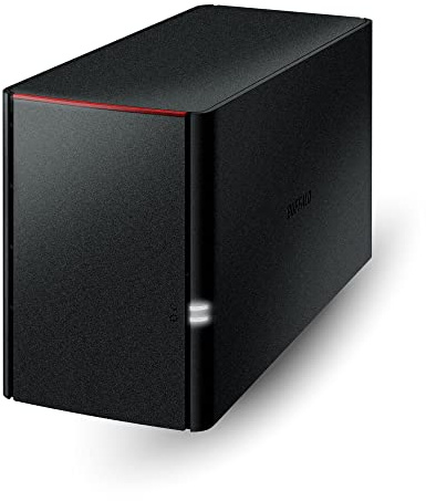 BUFFALO LinkStation 220 8TB 2-Bay NAS Network Attached Storage with HDD Hard Drives Included NAS Storage That Works as Home Cloud or Network Storage Device for Home