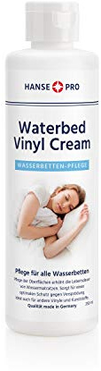 Hanse Pro Waterbed Vinyl Cream (1 x 250 ml) I Pflegecreme I Wasserbett-Zubehör I für alle Wasserbetten geeignet