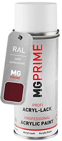 MG PRIME RAL 3005 Weinrot/Wine red Spraydose 400 ml seidenmatt schnelltrocknend