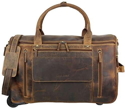 Greenburry Vintage Trolley Traveller Leder