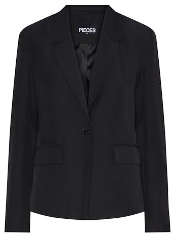 PIECES Femme Pcsimone Slim Fit Noos Blazer, Noir, L EU