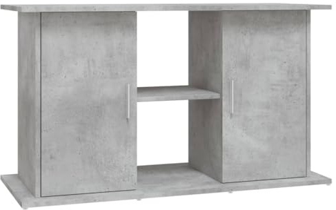 vidaXL Aquariumständer Betongrau 101 x 41 x 58 cm Holzwerkstoff