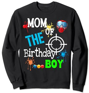 Paintball Geburtstag passendes Familien-Set Outfit Sweatshirt