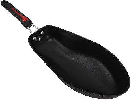 TIKATARER Bratpfannen aus Gusseisen, Bratpfannen in Fischform, Antihaftbeschichtung, Ovale Fischbratpfanne, Gegrillte Fischpfanne, Steakpfanne, Fischgrillkorb mit Griff und Schaufel Zum