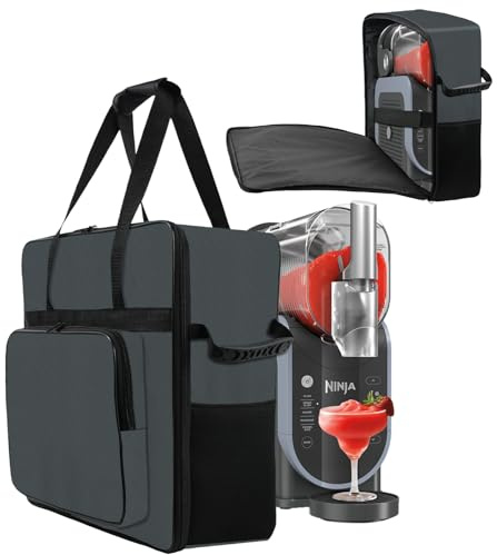 Amerbtech Transportväska för Ninja SLUSHi smoothie-maskin, frontöppning bärbar resväska för smoothiemaskin för Ninja SLUSHi FS301EU Ice Drinking Machine