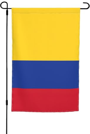 Drapeau de la Colombie - 30,5 x 45,7 cm - Pour porche - Toutes saisons - Pour extérieur - Décoration de cour