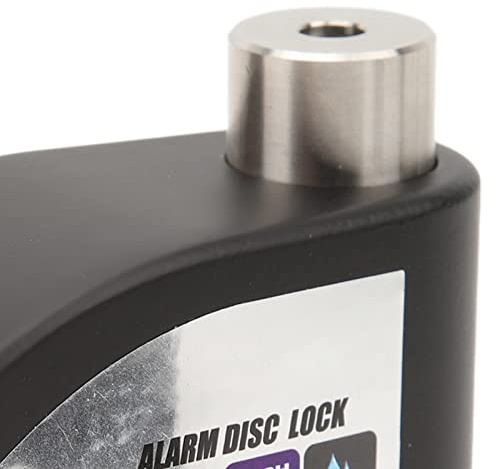 Bloqueo de freno de disco de motocicleta 110dB Alarma de alto volumen Remolio Seguridad Bloqueo de la rueda de acero inoxidable para motocicletas Scooters con cable recordatorio