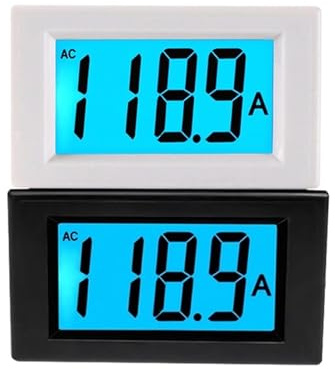 1 unidad D85-240T 220 V 380 V CA 1 A 20 A Amperímetro CA pequeño 220 V 380 V CA 1 A 20 A 50 A 100 A 200 A Amperímetro digital transparente y retroiluminado Detector de corriente(W 50A transformer)