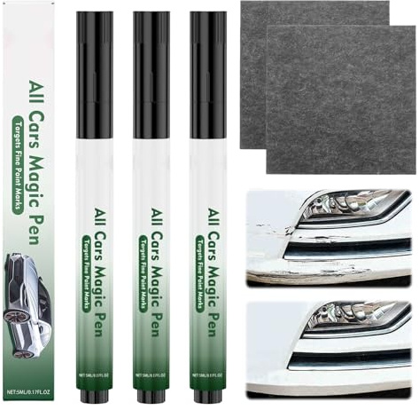 Eniyou 3Pcs Auto Kratzer Entferner Auto Lack Reparatur Car Scratch Remover Kratzerentferner Autolack Kratzer Entferner Car Scratch Remover für Kratzer, Lackschäden und Politur mit 2 Nano Sparkle Tuch