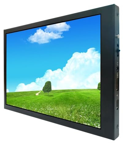 VSDISPLAY Monitor LCD IPS da 8 pollici per schermo secondario fai da te | display H/D con alimentazione USB-C, rotazione di 180 gradi, display a specchio, vetro temperato