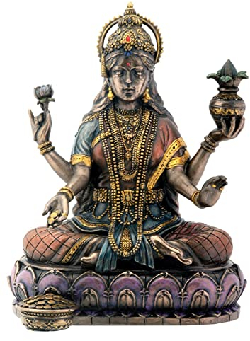 SUMMIT COLLECTION StealStreet Bronzefigur, Hindu-Göttin, Lakshmi, Hinduismus
