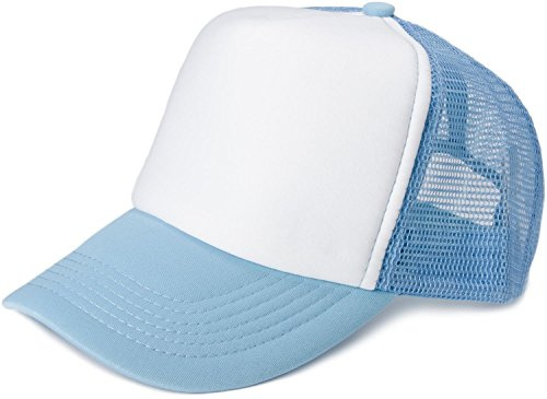 styleBREAKER Unisex Trucker Cap | Basecap mit Mesh | Kopfumfang 56-60 cm. Stufenlos Click-Snap anpassbar. 7,5 cm gebogener Schirm. Polyester OEKO-TEX STANDARD 100 zertifiziert.