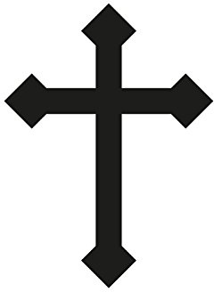 Plott Aufkleber Religion Kreuz 8 Sticker Holy Christian Christlich Kruzi