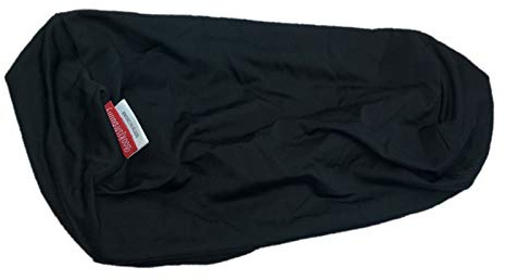 Bookishbunny Extra Cover for Micro Bead Bolster Tube Zipper Cover Pillow (Black)