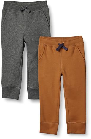 Amazon Essentials Garçon Pantalon de Jogging en Polaire