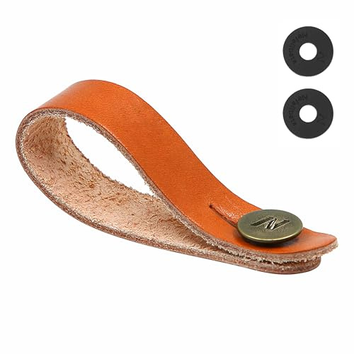 Nefelibata Guitar Strap Lock, Leather Guitar Strap Button, Headstock Adapter Tie,Guitar Neck Strap for Acoustic, Ukulele Strap & Mandolin,Come with Free 1 Pair Strap Locks